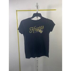 UCF Knights Rivalry Threads Girls XL 14/16 Black V-Neck Graphic T-Shirt NCAA